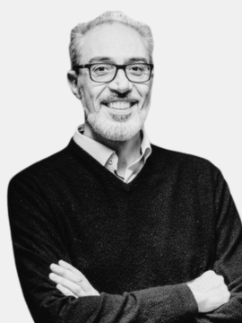 Portrait of a man with a smile on his face