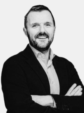 Portrait of a man with a smile on his face